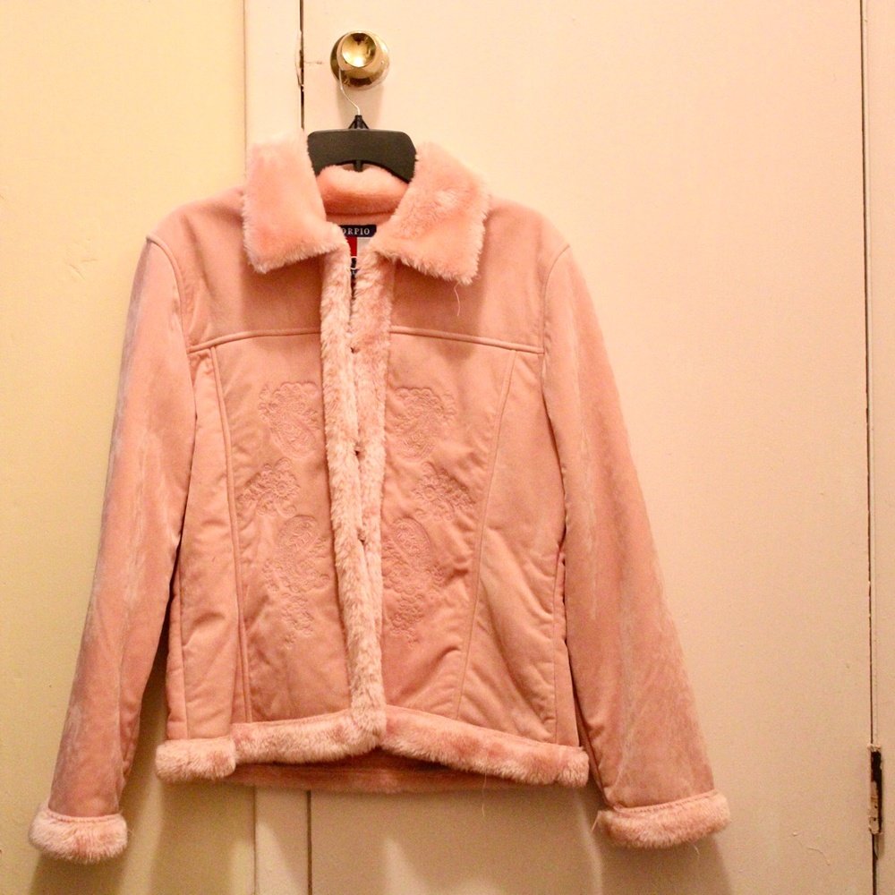 Western style light pink coat